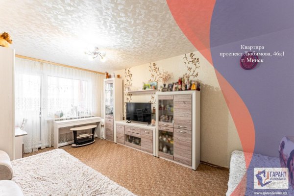 1-комнатная квартира по адресу Любимова просп., д. 46 к. 1 - фото 1