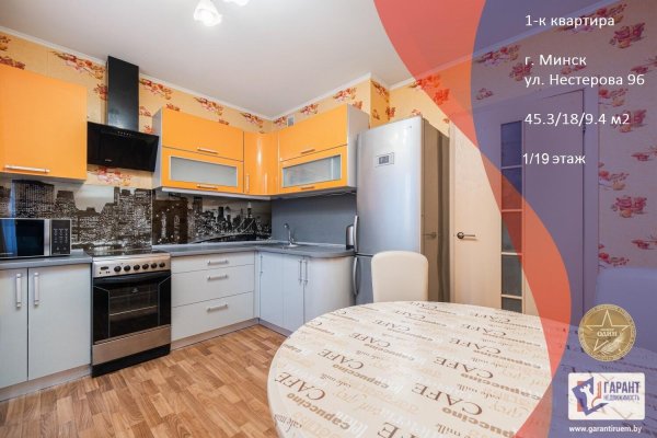 1-комнатная квартира по адресу Нестерова ул., д. 96 - фото 1