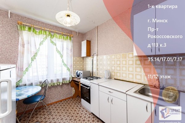 1-комнатная квартира по адресу Рокоссовского просп., д. 113 - фото 1