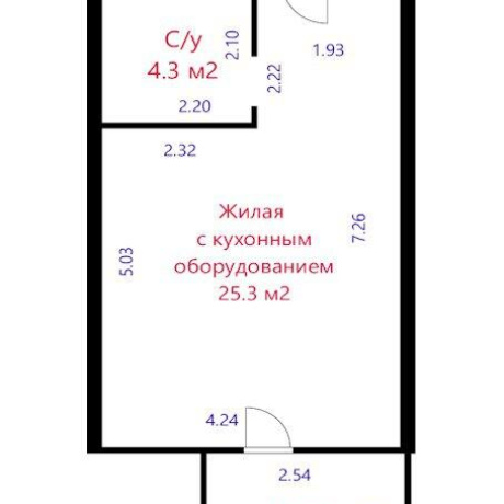 Фотография 1-комнатная квартира по адресу Савицкого ул., д. 37 - фото 1
