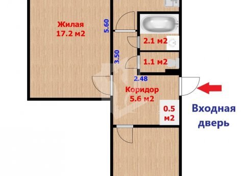 2-комнатная квартира по адресу Щербакова ул., д. 4 к. 2 - фото 18