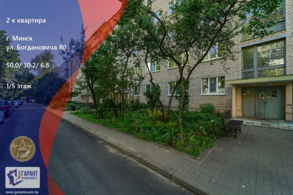 2-комнатная квартира по адресу Богдановича ул., д. 80 - фото 1