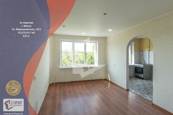 2-комнатная квартира по адресу Мирошниченко ул., д. 10 к. 1 - фото 1