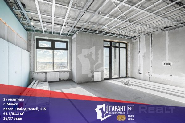 2-комнатная квартира по адресу Победителей просп., д. 115 - фото 1