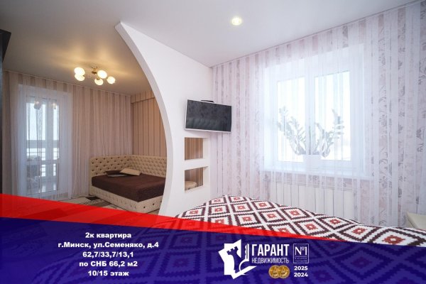 2-комнатная квартира по адресу Семеняко ул., д. 4 - фото 1