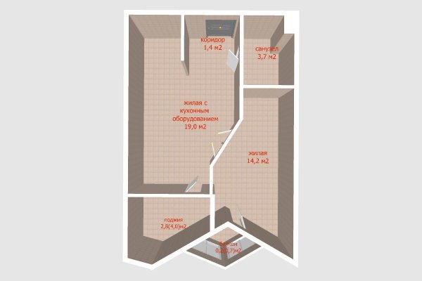 2-комнатная квартира по адресу Жореса Алфёрова ул., д. 3 - фото 1