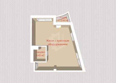 3-комнатная квартира по адресу Жореса Алфёрова ул., д. 12 - фото 20