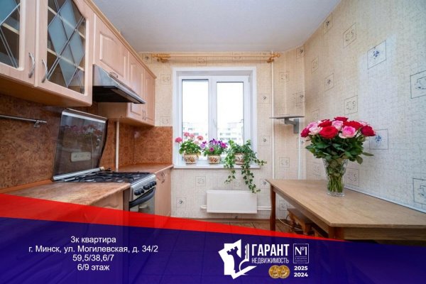 3-комнатная квартира по адресу Могилевская ул., д. 34 к. 2 - фото 1