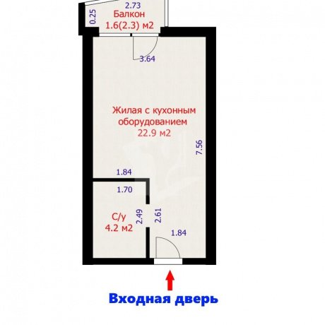 Фотография 1-комнатная квартира по адресу Брилевская ул., д. 33 - 2