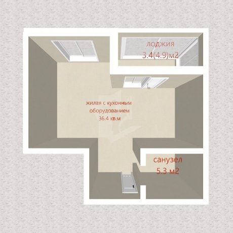 Фотография 1-комнатная квартира по адресу Игуменский тракт, д. 13 - 17