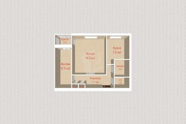2-комнатная квартира по адресу Варвашени ул., д. 6 к. 3 - фото 17