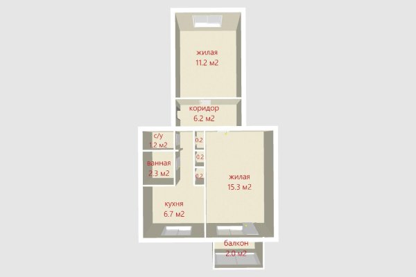 2-комнатная квартира по адресу Казинца ул., д. 51 к. 1 - фото 3