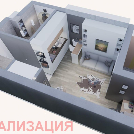 Фотография 1-комнатная квартира по адресу Игоря Лученка ул., д. 8 - фото 19
