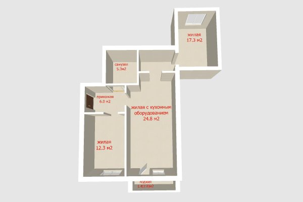 3-комнатная квартира по адресу Курганная ул., д. 35 - фото 6