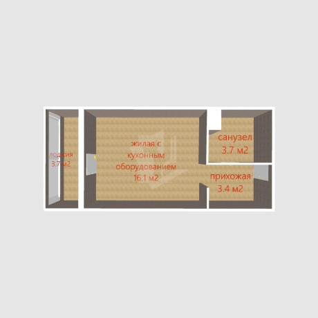 Фотография 1-комнатная квартира по адресу Миля ул., д. 12 - фото 19