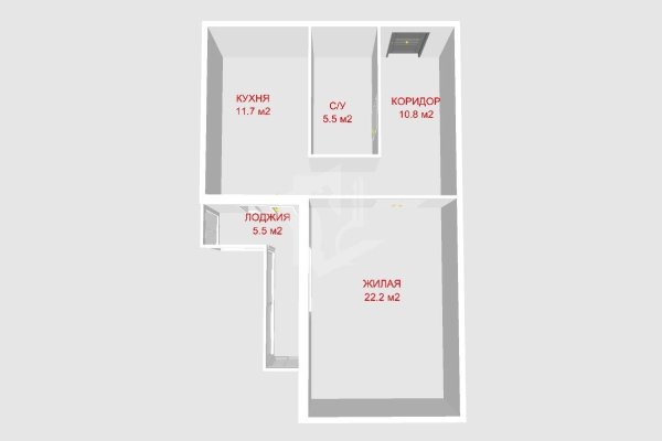 1-комнатная квартира по адресу Притыцкого ул., д. 87 - фото 19