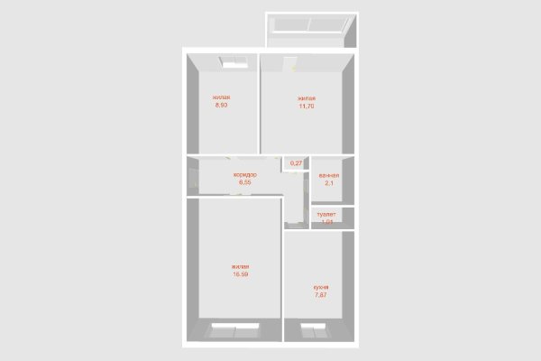 3-комнатная квартира по адресу Жудро ул., д. 7 - фото 2