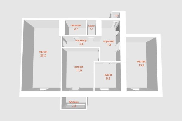 3-комнатная квартира по адресу Карвата ул., д. 34 - фото 19