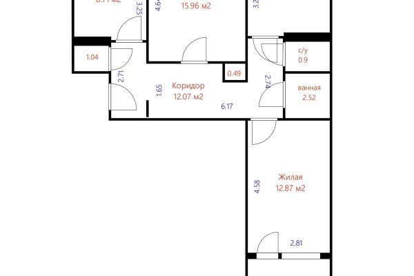 3-комнатная квартира по адресу Плеханова ул., д. 53 - фото 17