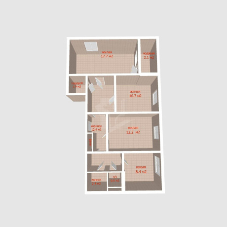 Фотография 3-комнатная квартира по адресу Дунина-Марцинкевича ул., д. 6 - фото 19