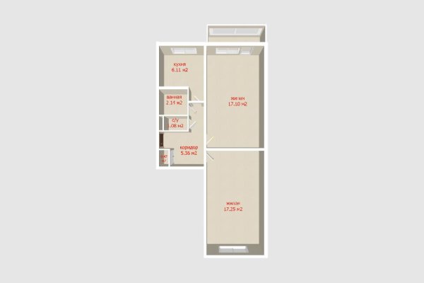 2-комнатная квартира по адресу Уборевича ул., д. 152 к. 1 - фото 18