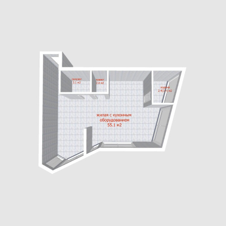 Фотография 3-комнатная квартира по адресу Жореса Алфёрова ул., д. 3 - фото 11