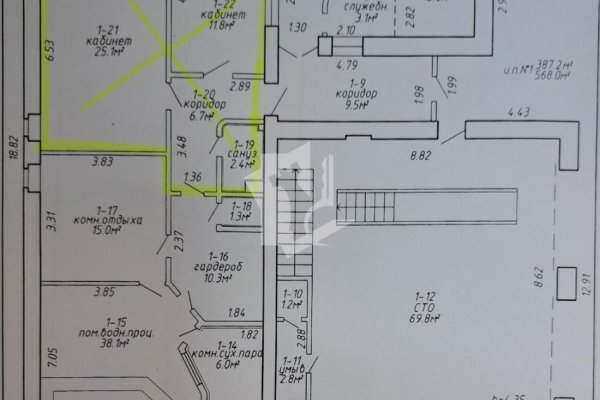 Сдается производственное/складское помещение по адресу г. Минск, Пономаренко ул., д. 43 к. б - фото 2
