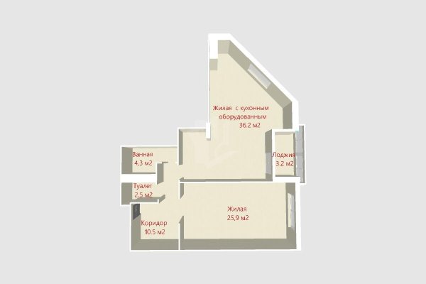 2-комнатная квартира по адресу Богдановича ул., д. 132 - фото 19