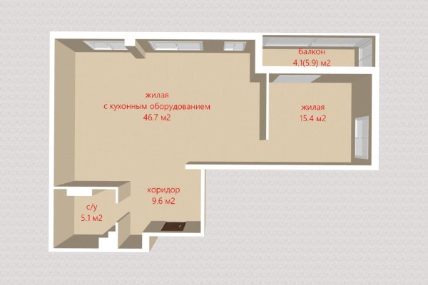 2-комнатная квартира по адресу Дзержинского просп., д. 19 к. А - фото 10