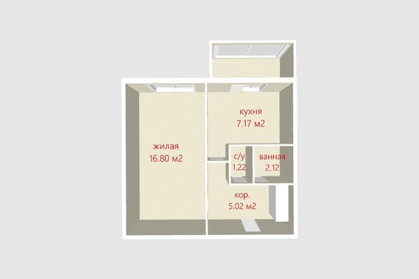 1-комнатная квартира по адресу Пушкина просп., д. 25 - фото 13