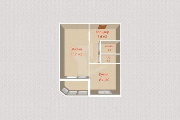 1-комнатная квартира по адресу Одинцова ул., д. 3 к. 2 - фото 18