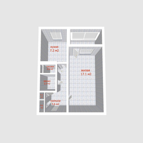 Фотография 1-комнатная квартира по адресу Якубова ул., д. 66 к. 4 - фото 2