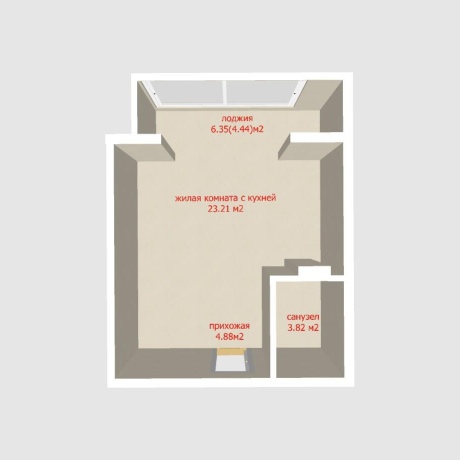 Фотография 1-комнатная квартира по адресу ул.  Михаила Миля, д. 7 - фото 2