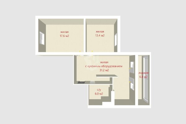 3-комнатная квартира по адресу Первомайская ул., д. 20 к. 2 - фото 2