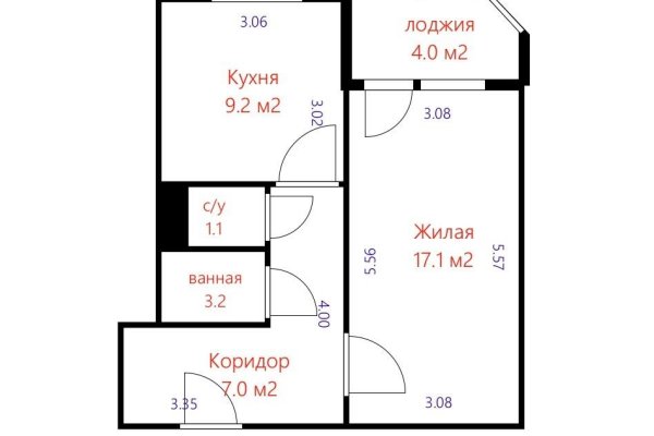 1-комнатная квартира по адресу Гаруна ул., д. 25 - фото 20
