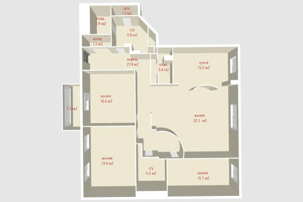 4-комнатная квартира по адресу Чехова ул., д. 3 - фото 2