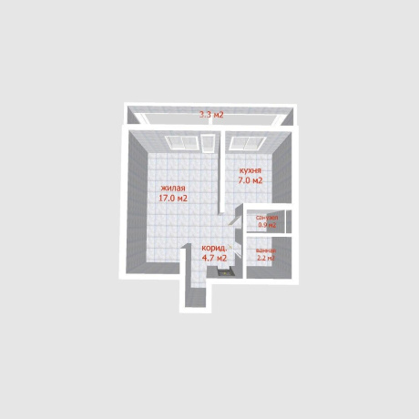 Фотография 1-комнатная квартира по адресу Коласа ул., д. 69 - фото 19