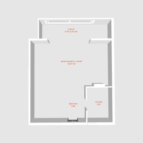 Фотография 1-комнатная квартира по адресу Михаила Миля ул., д. 7 - фото 2