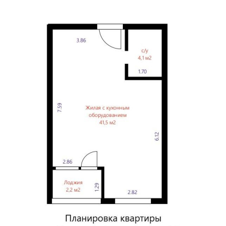 Фотография 1-комнатная квартира по адресу Брилевская ул., д. 27 - фото 18
