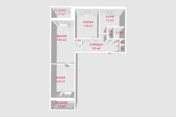 3-комнатная квартира по адресу Глебки ул., д. 8 - фото 16