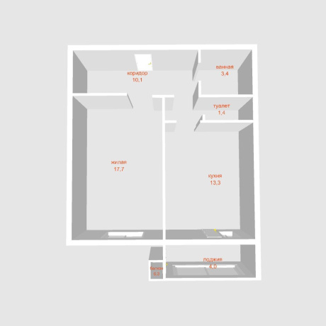 Фотография 1-комнатная квартира по адресу Карского ул., д. 8 - фото 2