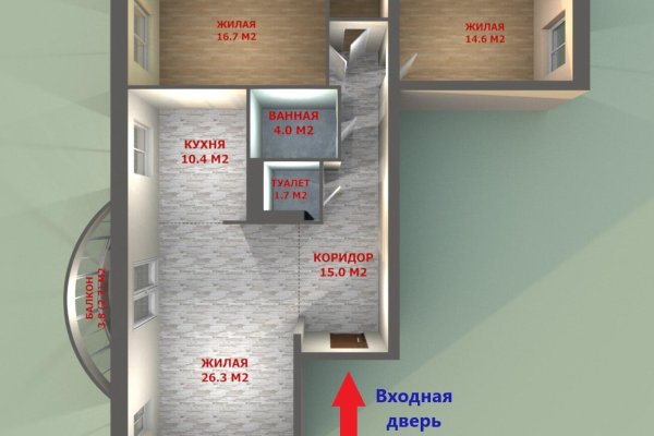 3-комнатная квартира по адресу Шпилевского ул., д. 56 - фото 20