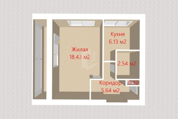 1-комнатная квартира по адресу Уборевича ул., д. 12 - фото 10