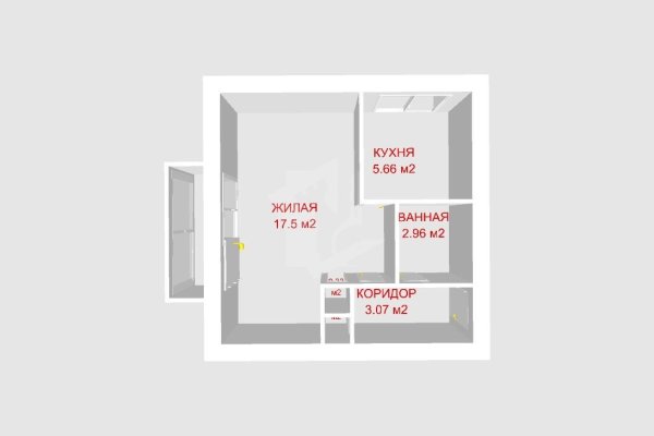 1-комнатная квартира по адресу Либкнехта ул., д. 104 - фото 17