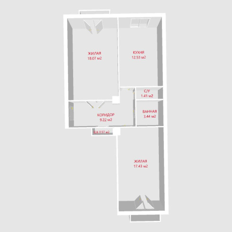 Фотография 2-комнатная квартира по адресу Брилевская ул., д. 3 - фото 18