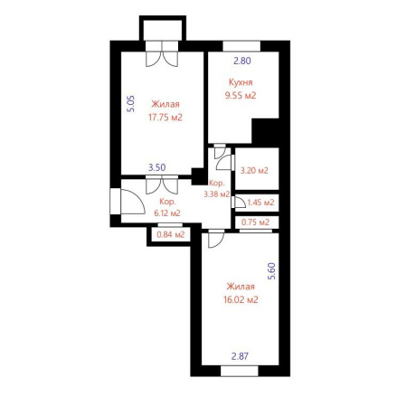 Фотография 2-комнатная квартира по адресу Стахановская ул., д. 33 - фото 20