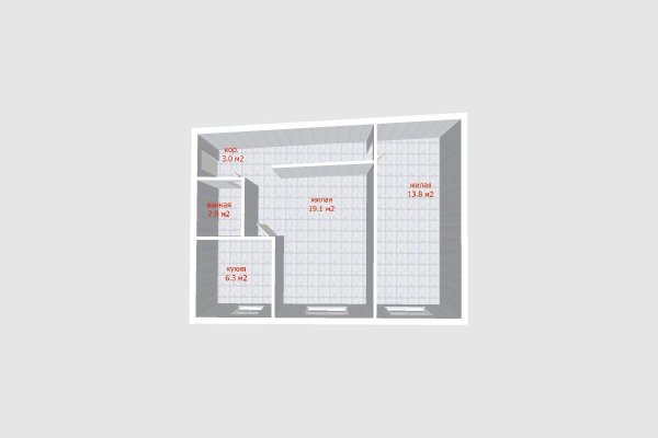 2-комнатная квартира по адресу Ольшевского ул., д. 6 - фото 17