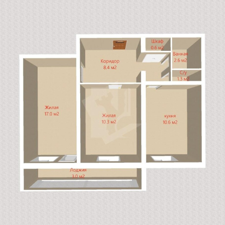 Фотография 2-комнатная квартира по адресу Филимонова ул., д. 47 к. а - фото 20