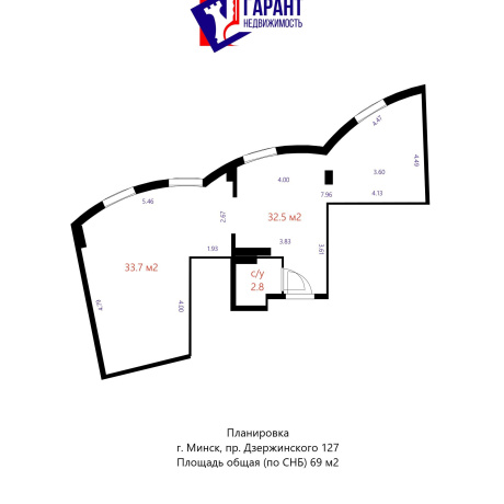 Фотография 3-комнатная квартира по адресу Дзержинского просп., д. 127 - фото 16