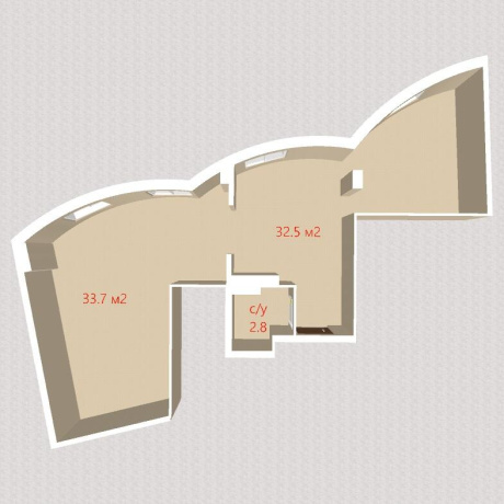 Фотография 3-комнатная квартира по адресу Дзержинского просп., д. 127 - фото 17